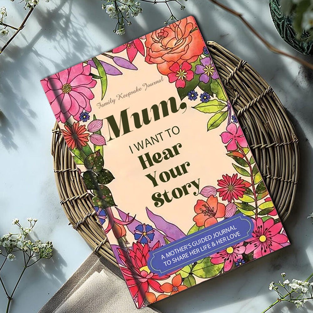 Custom Mum's Story Book A Mother's Guided Journal Memory Book for Mother's Day Gift