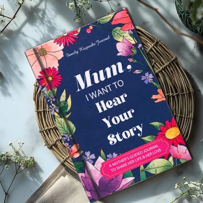 Custom Mum's Story Book A Mother's Guided Journal Memory Book for Mother's Day Gift