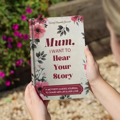 Custom Mum's Story Book A Mother's Guided Journal Memory Book for Mother's Day Gift