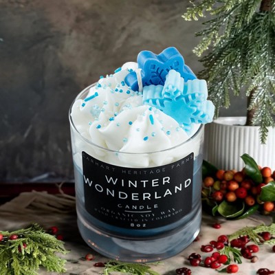 Winter Wonderland Holiday Dessert Candle