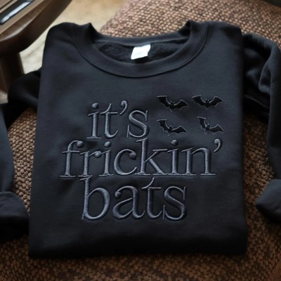 Embroidered Halloween Sweatshirt